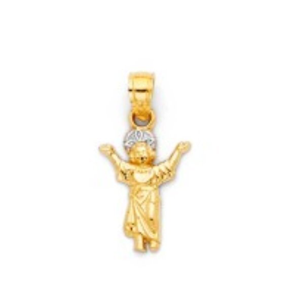 14k Praying Jesus Religious Pendant Log In To S